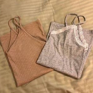 SOLD Loft tanks tops both Large